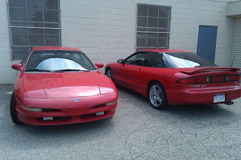 1996 Ford Probe - 95 donor next to my 96.