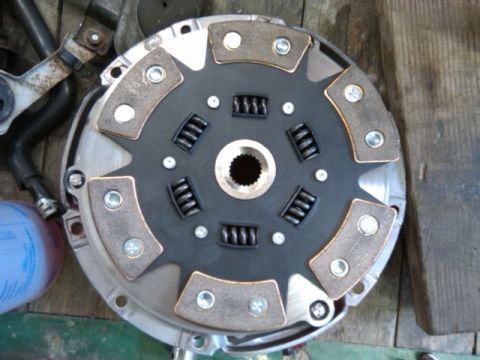 1996 Ford Probe - A clutch disc assembly, likely for a manual transmission, is shown close-up.