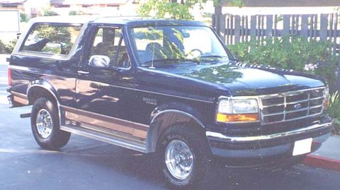 1994 Ford Bronco - The day I bought. it was used but in good shape