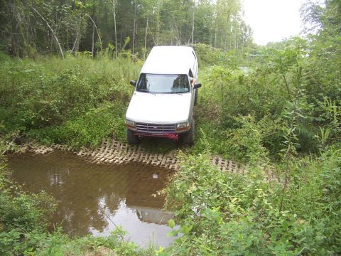 1995 Ford Bronco - Getting in: the easy part.