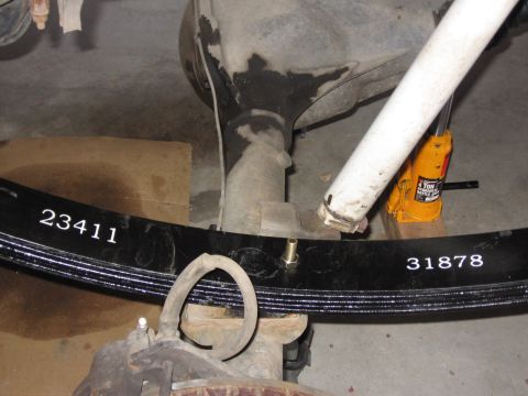 1995 Ford Bronco - Initial fit to see how the new leaf would fit and see if I could still use the 1" zero rate offset like I had ( I was able to, it was…
