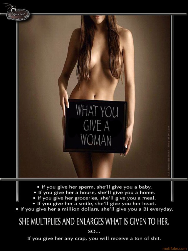 What You Give a Woman