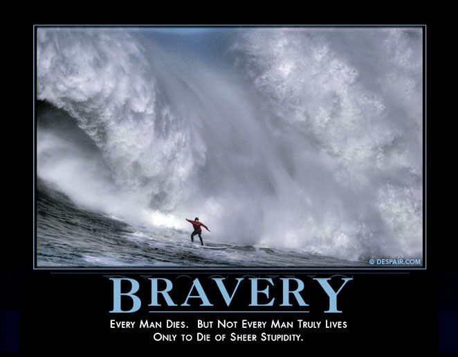 Bravery

http://www.despair.com/