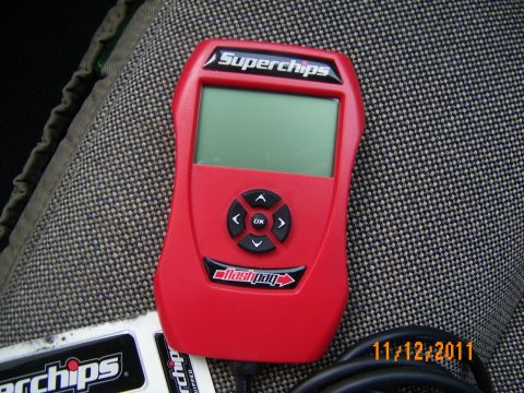2003 Ford Crown Victoria - Superchips Flashpaq performance programmer with directional buttons, dated 11/12/2011