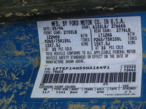 1983 Ford Bronco - '94 F150 PAP [url=http://www.supermotors.net/registry/media/918362] http://www.supermotors.net/getfile/918362/thumbnail/94f4bu03.jpg