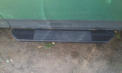 1986 Ford Bronco - My side steps / rock rails. Really help when I'm loading stuff into the roof rack