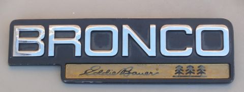 1983 Ford Bronco - EB Bronco fender badge (brown on gold) [url=https://www.supermotors.net/registry/media/1160750] https://www.supermotors.net/getfile/1160750…