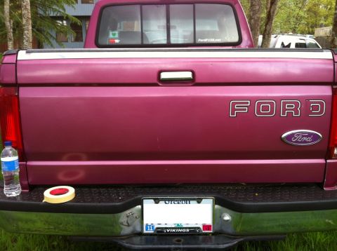 1992 Ford F-150 - Experimenting. Decided against the color match.