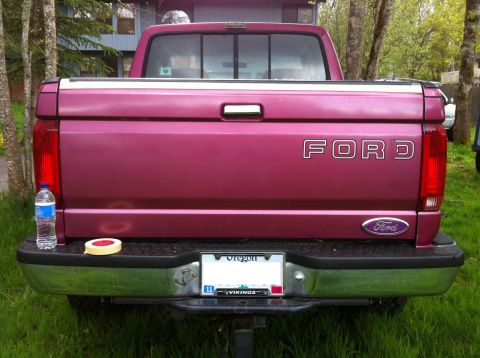 1992 Ford F-150 - Experimenting. Decided against the color match.