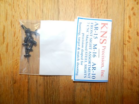 1996 Ford Bronco - KNS Precision front sight assortment for AR-15, M-16, and AR-10 firearms, made of 7 CNC machined steel sights.