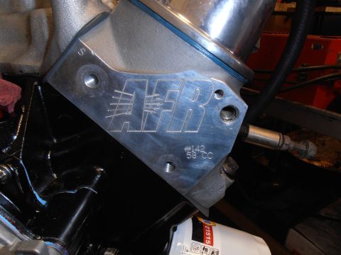 1990 Ford Bronco - This AFR cylinder head has a volume of 58cc and is marked with part number 142.