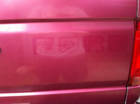 1992 Ford F-150 - Can clearly see the fade in the paint from the years.