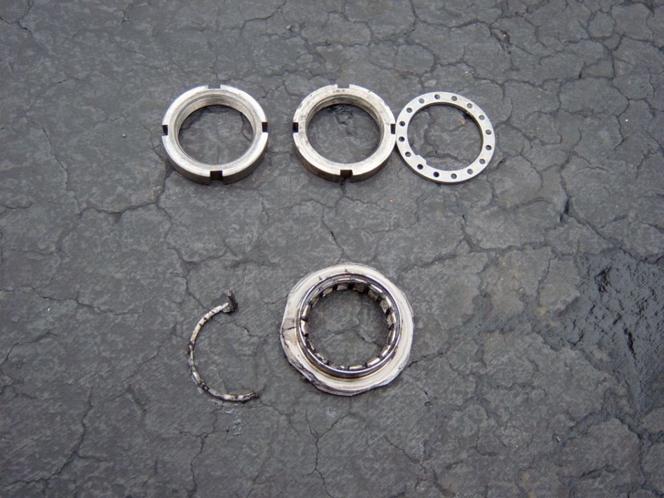 I converted to Warn premium’s so I needed the spindle nut conversion.  The new nut system is on top and the old one is on the bottom.  You need the conversion because the old nut does not allow enough room for the new hubs.