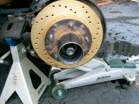 1995 Ford Bronco - Then tighten the adjuster nut to 50ft lbs, loosen it the re tighten it to 30-40ft lbs. Once the bearings a seated, put the middle lock wash…