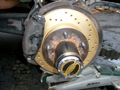 1995 Ford Bronco - Last thing to do is put the caliper back on.