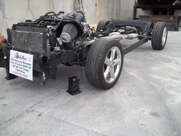2004 Mercury Marauder chassis with engine, 4.6L V8, 149k miles