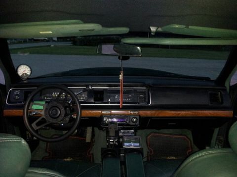 1994 Mercury Grand Marquis - temperary self made consol. planning in making one out wood and fiber glass and painted black. grant steering wheel nice touch fron stock.…