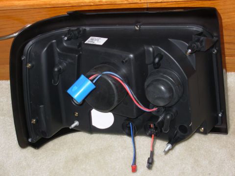 1983 Ford Bronco - The big blue connector plugs into the headlight bulb connector, and the 2 smaller ones go to the marker lamp sockets, which then lock into…