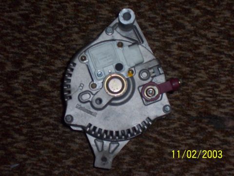 1987 Ford Bronco - Back of my 3g alternator.