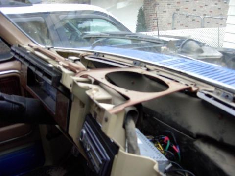 1980 Ford Bronco - guting the old harness