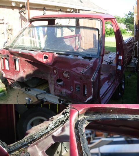 1983 Ford Bronco - This didn't take nearly as much time, cursing, or blood as I expected, even using a short knife & a cheap paint scraper. After removing the…