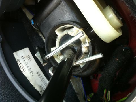 1996 Ford Bronco - This is how the neutral safety switch I made works. The shifter completes the circuit for the neutral safety ground input. The springs are…