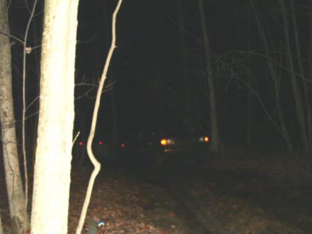 1989 Ford Bronco - Me in the dark.