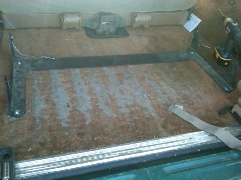 1987 Ford Bronco - Bracket and Third Row seat from '04 Ford Explorer
