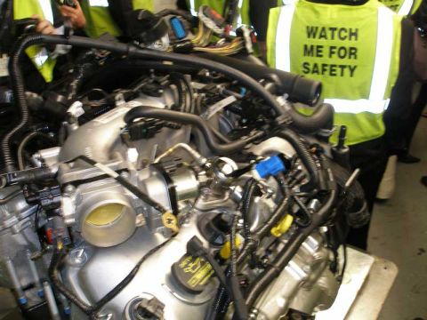 1997 Ford Taurus - This image shows a detailed view of an engine, not a 1997 Ford Taurus.