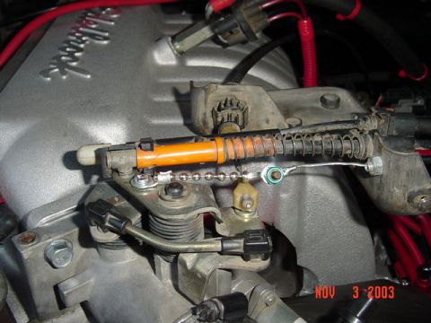 1989 Ford Bronco - Hand throttle cable was melted on the headers so this is "Hand throttle V2"