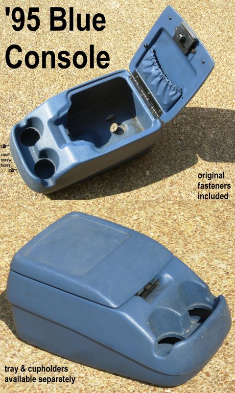 1983 Ford Bronco - SOLD Blue '94-96 Floor Console (F2TZ18045A36C)