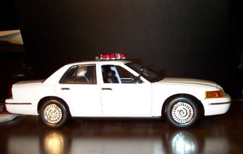 1998 Ford Crown Victoria - 1/18 scale Motor Max P71. Soon to be customized to resemble my real P71.