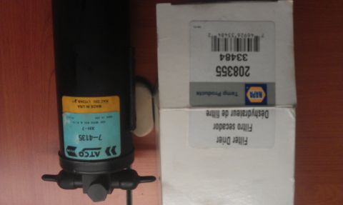 1991 Ford Festiva - An ATCO filter dryer, part number 7-4135, is shown next to its NAPA packaging.