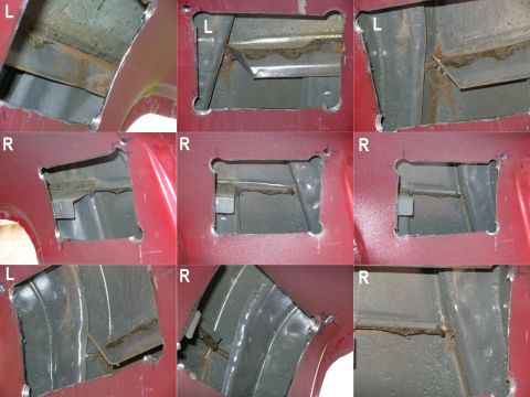 1983 Ford Bronco - These pics fan across each opening. Note the distinct difference in the lip of the roof panel. The angled flap on the L may have to be bent…
