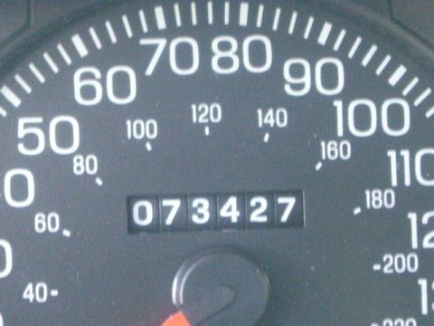 2005 Ford Crown Victoria - The odometer shows 73,427 miles.