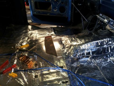 1979 Ford Bronco - sound deadner and heat shield