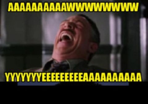 2000 Mercury Grand Marquis - A meme a man laughing with large yellow text overlays.