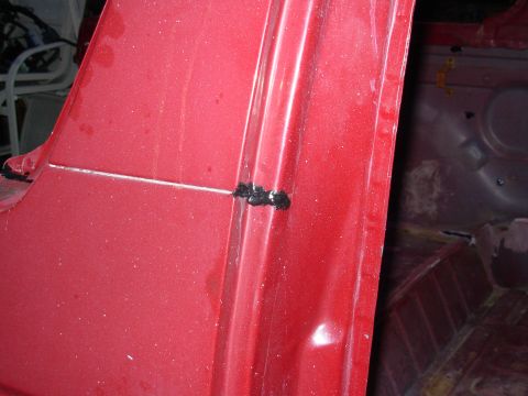 1983 Ford Bronco - I may go back over these seams, even though they're only cosmetic.