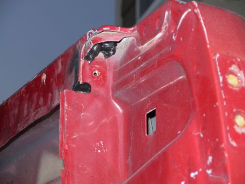 1983 Ford Bronco - There were several gaps at the top of the tailgate jamb, and I might not have gotten all of them yet.