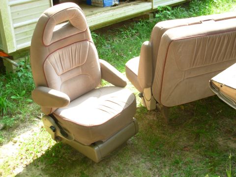 1983 Ford Bronco - These chairs came from a '97 Econoline. I hope to build bases to mount the captain's chairs in the '93 Bronco body, keeping the 3-way power…