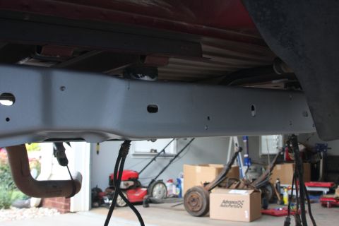 1996 Ford Bronco - 2 coats of Rust Bullet on the frame