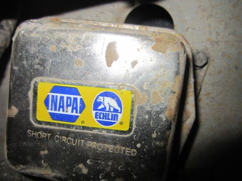 1982 Ford Bronco - This component, marked with NAPA and Echlin branding, is labeled as short circuit protected.