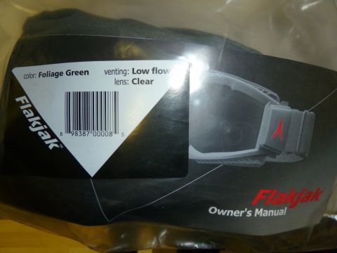 1992 Ford Mustang - Goggles in packaging with product details and owner's manual label visible.