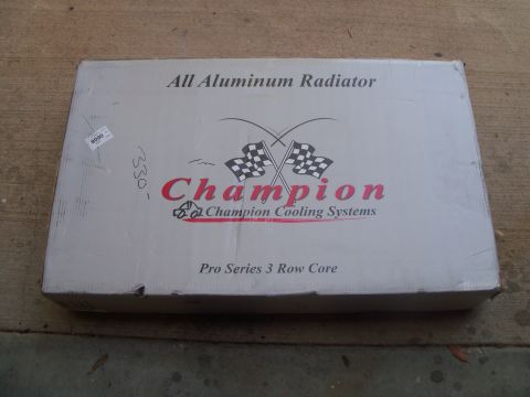 1979 Ford Ranchero - New all aluminum 3 row radiator from Oscars radiator.