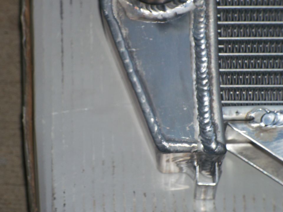 Again welds look very good. I wouldn't hesitate to order another Champion radiator.