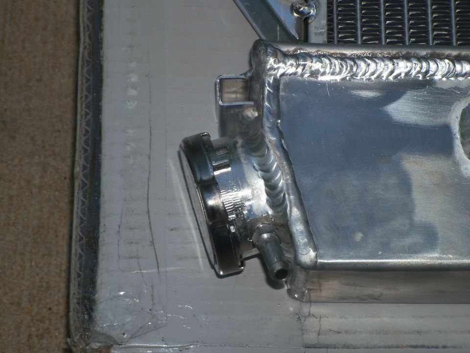 This shows the filler cap is fully welded and not epoxied.