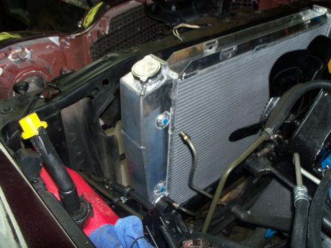 1979 Ford Ranchero - Fitament into Ranchero is very good, the only mod that may have to occur is the upper radiator mounts.
