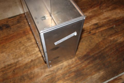 2003 Ford Crown Victoria - rear police perp package storage bin (driverside)