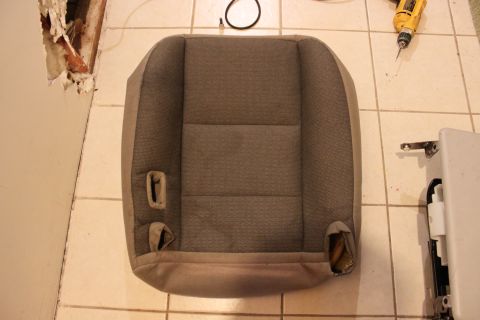 2003 Ford Crown Victoria - passangerside seat cover 2007 OEM, stone. A- condition.