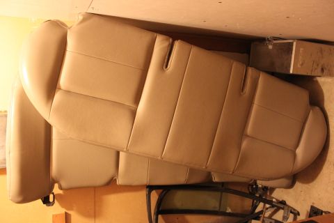 2003 Ford Crown Victoria - 2007 vinyl stone rear seat.